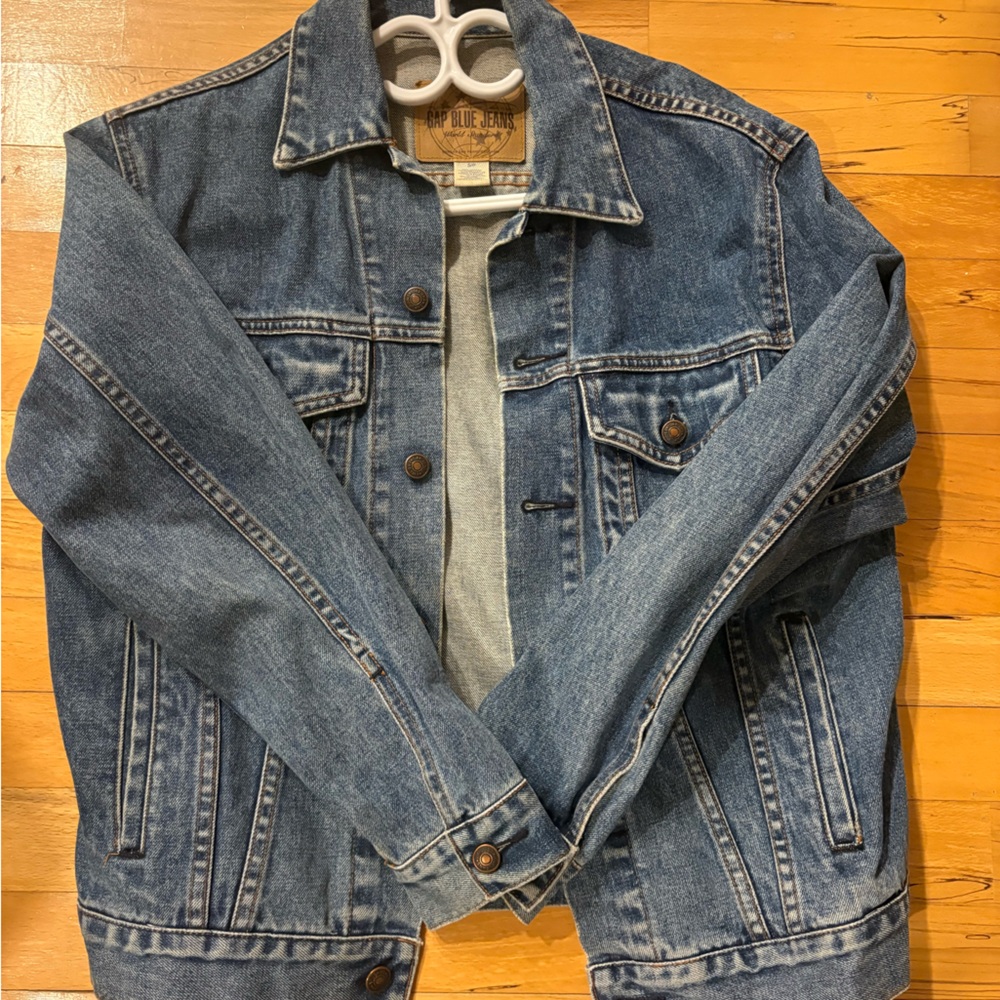 GAP VINTAGE Men's Classic Blue Denim Jacket